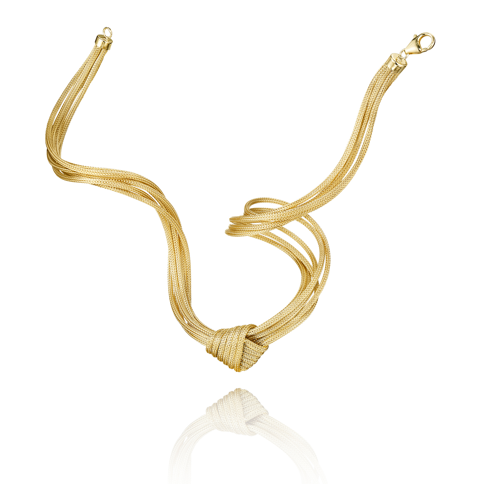 Floating Gold Necklace