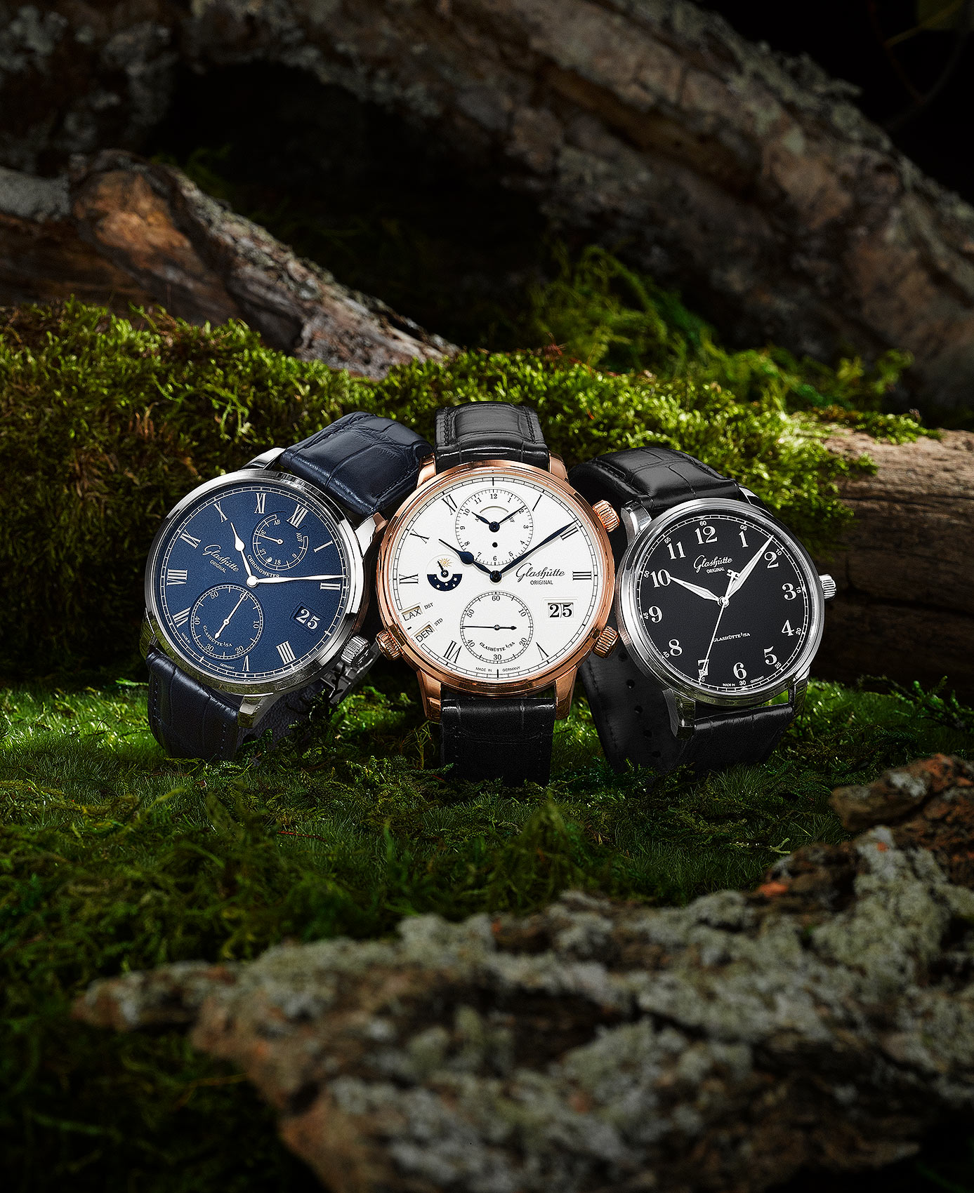 Glashutte Watches in the Woods