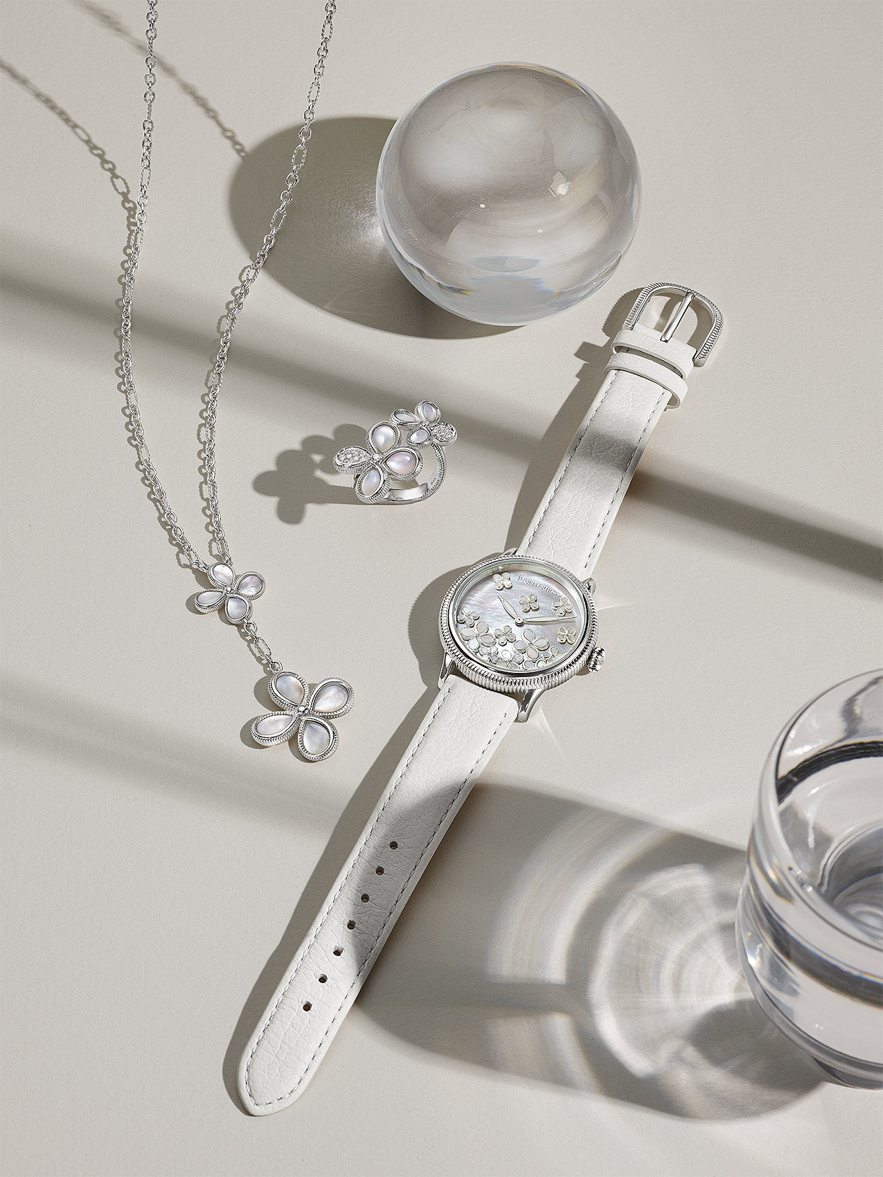 Jewelry with Glass and Shadows