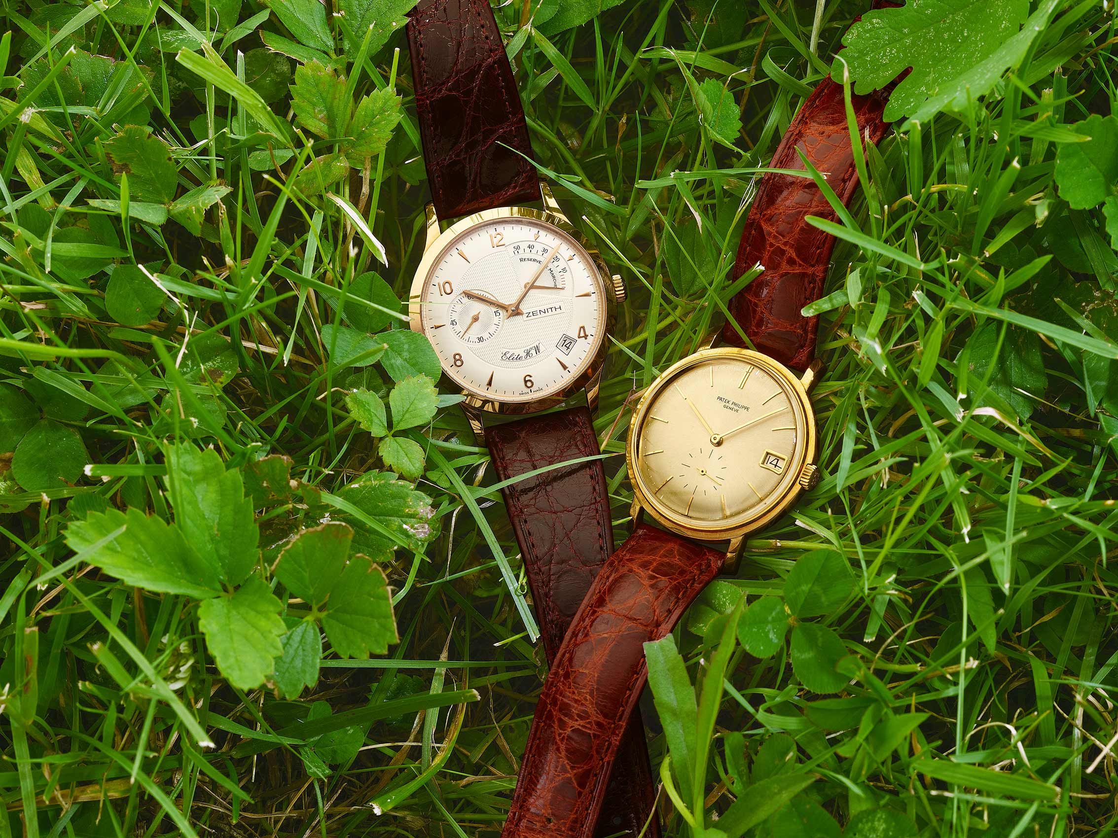 Two Leather Band Watches